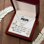 Mom Necklace Gift - Love You Always And Forever - Mother's Day Gift, Mother's Day Everlasting Love Necklace