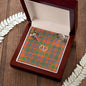 To My Beautiful Soulmate Necklace In Your Eyes I Have Found My Home Clan Ross Ancient Tartan Forever Love Necklace Tartan Gift for Girlfriend Everlasting Love Necklace