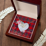 Gift To My Beautiful Girlfriend Valentine Necklace For Soulmate Anniversary Clan Leslie Modern Tartan Everlasting Love Necklace,valentine necklace, necklace girlfriend, necklace for wife, cute necklaces for girlfriend, jewelry for girlfriend, to my soulmate necklace, to my future wife necklace,