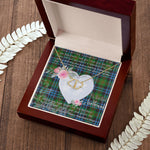 Gift To My Beautiful Girlfriend Valentine Necklace For Soulmate Anniversary Clan Newlands Tartan Everlasting Love Necklace,valentine necklace, necklace girlfriend, necklace for wife, cute necklaces for girlfriend, jewelry for girlfriend, to my soulmate necklace, to my future wife necklace,