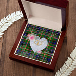 Gift To My Beautiful Girlfriend Valentine Necklace For Soulmate Anniversary Clan Reid Tartan Everlasting Love Necklace,valentine necklace, necklace girlfriend, necklace for wife, cute necklaces for girlfriend, jewelry for girlfriend, to my soulmate necklace, to my future wife necklace,