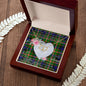 Gift To My Beautiful Girlfriend Valentine Necklace For Soulmate Anniversary Clan Reid Tartan Everlasting Love Necklace,valentine necklace, necklace girlfriend, necklace for wife, cute necklaces for girlfriend, jewelry for girlfriend, to my soulmate necklace, to my future wife necklace,