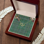 To My Beautiful Soulmate Necklace In Your Eyes I Have Found My Home Clan Ross Hunting Ancient Tartan Forever Love Necklace Tartan Gift for Girlfriend Everlasting Love Necklace