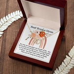 Mom Necklace, Best Mother's Day Gift - Stepmom Necklace, Bonus Mom Necklace Gift For Stepmom Neckalce, Mother's Day Everlasting Love Necklace