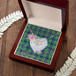 Gift To My Beautiful Girlfriend Valentine Necklace For Soulmate Anniversary Clan Learmonth Tartan Everlasting Love Necklace