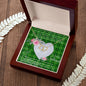 Scotstee Shop - To My Beautiful Girlfriend Valentine Necklace Clan Blane Tartan Gift for Girlfriend Everlasting Love Necklace