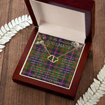To My Beautiful Soulmate Necklace In Your Eyes I Have Found My Home Clan Cochrane Tartan Everlasting Love Necklace