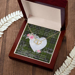 Gift To My Beautiful Girlfriend Valentine Necklace For Soulmate Anniversary Clan MacLean Hunting Tartan Everlasting Love Necklace,valentine necklace, necklace girlfriend, necklace for wife, cute necklaces for girlfriend, jewelry for girlfriend, to my soulmate necklace, to my future wife necklace,