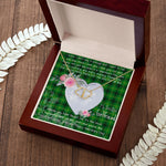 Scotstee Shop - To My Beautiful Girlfriend Valentine Necklace Clan Arthur Tartan Gift for Girlfriend Everlasting Love Necklace