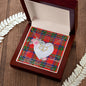 Gift To My Beautiful Girlfriend Valentine Necklace For Soulmate Anniversary Clan MacNicol Tartan Everlasting Love Necklace,valentine necklace, necklace girlfriend, necklace for wife, cute necklaces for girlfriend, jewelry for girlfriend, to my soulmate necklace, to my future wife necklace,