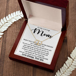 To My Loving Mom - Important Person In My Life Mother's Day Gift From Son Necklace, Mother's Day Everlasting Love Necklace