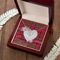 Gift To My Beautiful Girlfriend Valentine Necklace For Soulmate Anniversary Clan Lumsden Tartan Everlasting Love Necklace,valentine necklace, necklace girlfriend, necklace for wife, cute necklaces for girlfriend, jewelry for girlfriend, to my soulmate necklace, to my future wife necklace,