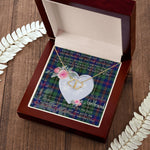 Gift To My Beautiful Girlfriend Valentine Necklace For Soulmate Anniversary Clan Wood Tartan Everlasting Love Necklace,valentine necklace, necklace girlfriend, necklace for wife, cute necklaces for girlfriend, jewelry for girlfriend, to my soulmate necklace, to my future wife necklace,