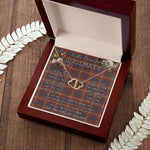 To My Beautiful Soulmate Necklace In Your Eyes I Have Found My Home Clan Ainslie Tartan Everlasting Love Necklace