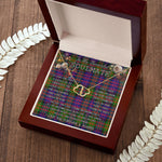 To My Beautiful Soulmate Necklace In Your Eyes I Have Found My Home Clan Donaldson Tartan Forever Love Necklace Tartan Gift for Girlfriend Everlasting Love Necklace