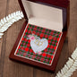 Gift To My Beautiful Girlfriend Valentine Necklace For Soulmate Anniversary Clan Spens Tartan Everlasting Love Necklace,valentine necklace, necklace girlfriend, necklace for wife, cute necklaces for girlfriend, jewelry for girlfriend, to my soulmate necklace, to my future wife necklace,