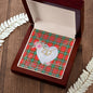 Gift To My Beautiful Girlfriend Valentine Necklace For Soulmate Anniversary Clan MacLaine of Loch Buie Tartan Everlasting Love Necklace,valentine necklace, necklace girlfriend, necklace for wife, cute necklaces for girlfriend, jewelry for girlfriend, to my soulmate necklace, to my future wife necklace,