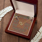 To My Beautiful Soulmate Necklace In Your Eyes I Have Found My Home Clan Leask Modern Tartan Everlasting Love Necklace