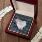 Gift To My Beautiful Girlfriend Valentine Necklace For Soulmate Anniversary Clan Stevenson Tartan Everlasting Love Necklace,valentine necklace, necklace girlfriend, necklace for wife, cute necklaces for girlfriend, jewelry for girlfriend, to my soulmate necklace, to my future wife necklace,