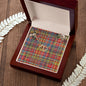 To My Beautiful Soulmate Necklace In Your Eyes I Have Found My Home Clan Drummond Of Strathallan Tartan Forever Love Necklace Tartan Gift for Girlfriend Everlasting Love Necklace