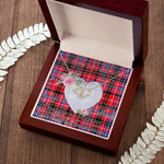 Gift To My Beautiful Girlfriend Valentine Necklace For Soulmate Anniversary Clan Pitblado Tartan Everlasting Love Necklace,valentine necklace, necklace girlfriend, necklace for wife, cute necklaces for girlfriend, jewelry for girlfriend, to my soulmate necklace, to my future wife necklace,