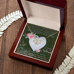 Scotstee Shop - To My Beautiful Girlfriend Valentine Necklace Clan Gayre Tartan Gift for Girlfriend Everlasting Love Necklace