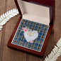 Gift To My Beautiful Girlfriend Valentine Necklace For Soulmate Anniversary Clan Thomson Blue Tartan Everlasting Love Necklace,valentine necklace, necklace girlfriend, necklace for wife, cute necklaces for girlfriend, jewelry for girlfriend, to my soulmate necklace, to my future wife necklace,