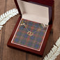 To My Beautiful Soulmate Necklace In Your Eyes I Have Found My Home Clan Fraser Hunting Modern Tartan Everlasting Love Necklace