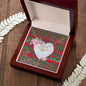 Gift To My Beautiful Girlfriend Valentine Necklace For Soulmate Anniversary Clan MacKintosh Modern Tartan Everlasting Love Necklace,valentine necklace, necklace girlfriend, necklace for wife, cute necklaces for girlfriend, jewelry for girlfriend, to my soulmate necklace, to my future wife necklace,