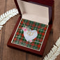 Gift To My Beautiful Girlfriend Valentine Necklace For Soulmate Anniversary Clan Prince of Wales Tartan Everlasting Love Necklace,valentine necklace, necklace girlfriend, necklace for wife, cute necklaces for girlfriend, jewelry for girlfriend, to my soulmate necklace, to my future wife necklace,