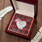 Gift To My Beautiful Girlfriend Valentine Necklace For Soulmate Anniversary Clan MacIver Tartan Everlasting Love Necklace,valentine necklace, necklace girlfriend, necklace for wife, cute necklaces for girlfriend, jewelry for girlfriend, to my soulmate necklace, to my future wife necklace,