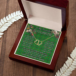 To My Beautiful Soulmate Necklace In Your Eyes I Have Found My Home Clan Don Tartan Forever Love Necklace Tartan Gift for Girlfriend Everlasting Love Necklace