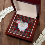 Gift To My Beautiful Girlfriend Valentine Necklace For Soulmate Anniversary Clan Sinclair Tartan Everlasting Love Necklace,valentine necklace, necklace girlfriend, necklace for wife, cute necklaces for girlfriend, jewelry for girlfriend, to my soulmate necklace, to my future wife necklace,