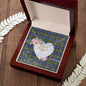 Gift To My Beautiful Girlfriend Valentine Necklace For Soulmate Anniversary Clan MacLaren Tartan Everlasting Love Necklace,valentine necklace, necklace girlfriend, necklace for wife, cute necklaces for girlfriend, jewelry for girlfriend, to my soulmate necklace, to my future wife necklace,