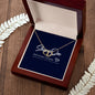 Scotstee Shop - Tartan Gift for Girlfriend Everlasting Love Necklace