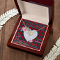 Scotstee Shop - To My Beautiful Girlfriend Valentine Necklace Clan Fraser of Altyre Tartan Gift for Girlfriend Everlasting Love Necklace