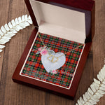 Gift To My Beautiful Girlfriend Valentine Necklace For Soulmate Anniversary Clan Stewart Stuart of Bute Tartan Everlasting Love Necklace,valentine necklace, necklace girlfriend, necklace for wife, cute necklaces for girlfriend, jewelry for girlfriend, to my soulmate necklace, to my future wife necklace,