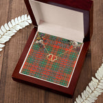 To My Beautiful Soulmate Necklace In Your Eyes I Have Found My Home Clan MacAulay Ancient Tartan Forever Love Necklace Tartan Gift for Girlfriend Everlasting Love Necklace