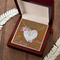 Scotstee Shop - To My Beautiful Girlfriend Valentine Necklace Clan Gibbs Tartan Gift for Girlfriend Everlasting Love Necklace