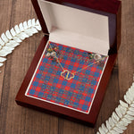 To My Beautiful Soulmate Necklace In Your Eyes I Have Found My Home Clan McKerrell Red Tartan Forever Love Necklace Tartan Gift for Girlfriend Everlasting Love Necklace