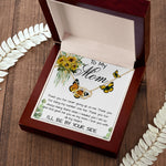 Mom Necklace, To My Mom Gift Necklace, Mother's Day Cute Gift For Mom, Mother Daughter Necklace
