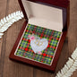 Scotstee Shop - To My Beautiful Girlfriend Valentine Necklace Clan Dundee Tartan Gift for Girlfriend Everlasting Love Necklace