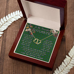 To My Beautiful Soulmate Necklace In Your Eyes I Have Found My Home Clan Agnew Hunting Tartan Everlasting Love Necklace