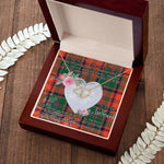 Gift To My Beautiful Girlfriend Valentine Necklace For Soulmate Anniversary Clan Stewart of Appin Ancient Tartan Everlasting Love Necklace,valentine necklace, necklace girlfriend, necklace for wife, cute necklaces for girlfriend, jewelry for girlfriend, to my soulmate necklace, to my future wife necklace,