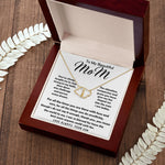 To My Beautiful Mom Necklace The Best Mom Anyone Could Wish For, Mother's Day Gift Necklace Mother's Day Everlasting Love Necklace