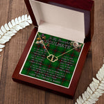 To My Beautiful Soulmate Necklace In Your Eyes I Have Found My Home Clan Orrock Tartan Everlasting Love Necklace