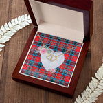 Gift To My Beautiful Girlfriend Valentine Necklace For Soulmate Anniversary Clan MacTavish Tartan Everlasting Love Necklace,valentine necklace, necklace girlfriend, necklace for wife, cute necklaces for girlfriend, jewelry for girlfriend, to my soulmate necklace, to my future wife necklace,