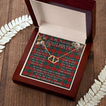 To My Beautiful Soulmate Necklace In Your Eyes I Have Found My Home Clan Carr Tartan Everlasting Love Necklace