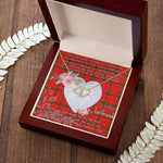 Gift To My Beautiful Girlfriend Valentine Necklace For Soulmate Anniversary Clan MacDonell Of Keppoch Modern Tartan Everlasting Love Necklace,valentine necklace, necklace girlfriend, necklace for wife, cute necklaces for girlfriend, jewelry for girlfriend, to my soulmate necklace, to my future wife necklace,