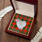Gift To My Beautiful Girlfriend Valentine Necklace For Soulmate Anniversary Clan Turnbull Tartan Everlasting Love Necklace,valentine necklace, necklace girlfriend, necklace for wife, cute necklaces for girlfriend, jewelry for girlfriend, to my soulmate necklace, to my future wife necklace,